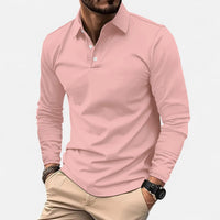 Ronald | Herren Klassisches Regular Fit Poloshirt – Rosa