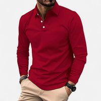 Ronald | Herren Klassisches Regular Fit Poloshirt – Rot