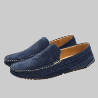 Jeffrey | Herren Klassischer Mokassin Loafer – Blau