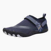 Herren Barfußschuhe mit Hakenband – Blau