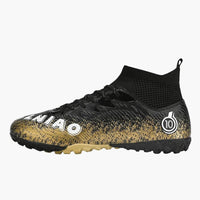 Herren Fußballschuhe mit Schnürung und Profilsohle – Schwarz 2