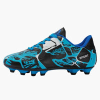 Herren Fußballschuhe mit Struktur-Oberfläche und Schnürung – Blau