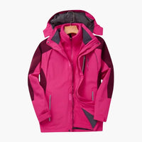 Herren Outdoor Jacke mit Reißverschluss und abnehmbarer Kapuze – Rosenwurzel
