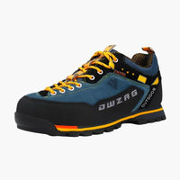 Herren Wanderschuhe mit Schnürung – Blau  / Gelb
