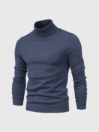 Herren-Rollkragenpullover – vielseitige Kombinationsmöglichkeiten und zeitloses Design – Blau