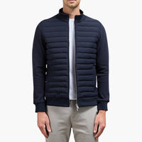 Herrenjacke mit Stehkragen und Bündchen – Marine