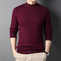 Daniel Sommerpullover | Bequemer Eleganter Herrenpullover – Rot