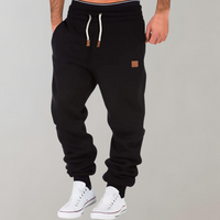 Hose Herren | Sportliche Jogginghose Mit Taschen – Schwarz