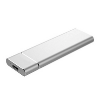 Schnelle Externe Festplatte für den Sommer | Hohe Geschwindigkeit und Zuverlässige Speicherung – Silber