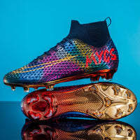 Felix | Hohe Fußballschuhe für mit Exzellenter Traktion – Mondlicht