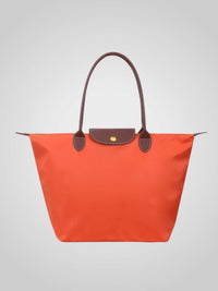 Marley | Damen Elegante Studd-Verschluss Schultertasche – Orange