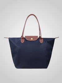 Marley | Damen Elegante Studd-Verschluss Schultertasche – Marine