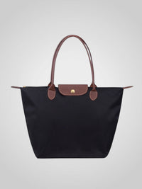 Marley | Damen Elegante Studd-Verschluss Schultertasche – Schwarz