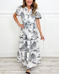 Eliza | Klassisches Maxikleid – Schwarz
