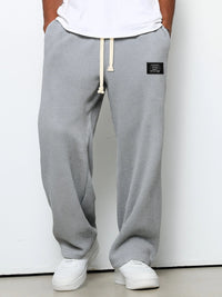 Gerald | Weite Hose mit verstellbarem Bund – Grau