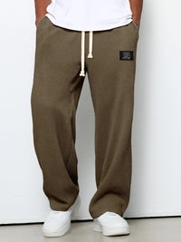 Alistair | Elastischer Bund Kordelzug Jogginghose – Dunkelbraun