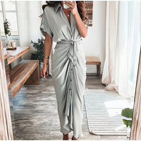 Victoire - Klassisches Kleid – Hellgrau