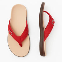 Bequeme Sandalen für den Sommer – Rot
