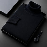 Amara - Stilvoller Rollkragenpullover – Schwarz