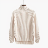 Lina - Bequemer Strickpullover – Weiß