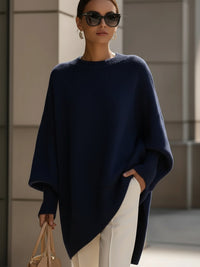 Jennifer | Eleganter Pullover – Marine