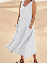 Johanna Maxi Sommerkleid | Dein bestes Sommerkleid! – Weiß