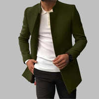 Adrian | Slim Fit Trench Coat – Militärgrün