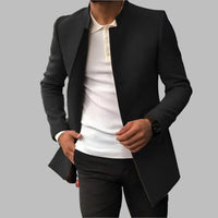 Adrian | Slim Fit Trench Coat – Schwarz
