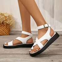 Karin™ – Orthopädische Zehensteg-Sandalen – Weiß