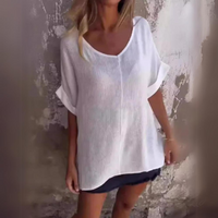 Klaudia | Elegantes zeitloses Top – Weiß