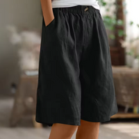 Kurze Hosen Damen | Bequeme Shorts für Damen im Lässigen Stil für Warme Tage – Schwarz