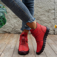 Eylis | Warme Stiefel für den Winter – Rot