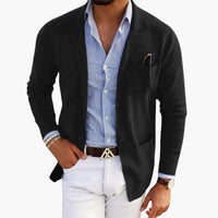 Eleganter Business Herren Blazer – Schwarz