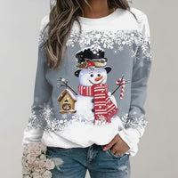 Festlicher Weihnachtspullover für Damen - Weich und Warm – Grau