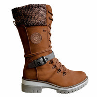 Eyvara | Bequeme Stiefel mit rutschfester Sohle – Braun
