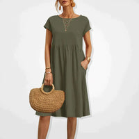 Mila | Ibiza Damen Kleid – Grün
