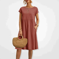 Mila | Ibiza Damen Kleid – Orange