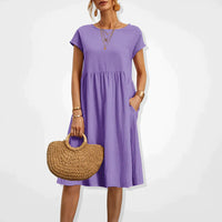 Mila | Ibiza Damen Kleid – Lila