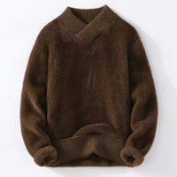 ELBA - WEICHER STRICKPULLOVER – Braun