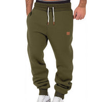 Elias | Lässige Jogginghose mit Taschen – Oliv