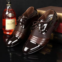 Sommer-Derbys für Herren - Bequeme Business Oxfordschuhe für Herren – Dunkelbraun