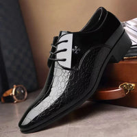 Sommer-Derbys für Herren - Bequeme Business Oxfordschuhe für Herren – Schwarz-2