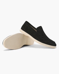 Salvatore | Wildleder-Loafer – Schwarz