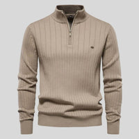 Max | Stilvoller Herrenpullover aus hochwertigem Strick – Beige
