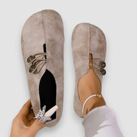 Lydia | Weiche und flexible orthopädische Schuhe – Beige