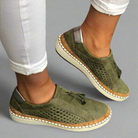Xaveria | Atmungsaktive und Rutschfeste Orthopädische Schuhe – Grün