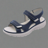 Heidemarie | Elegante Sandalen für empfindliche Füße – Blau