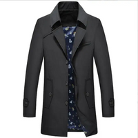 Herren Übergangsjacke - Leicht und Modern, Perfekt für Herbst und Frühling – Schwarz