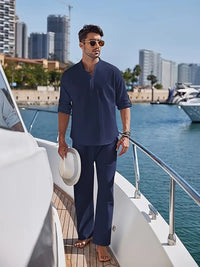 Modernes Herren Business Outfit – Marine