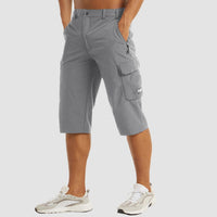 Heidi-Mode | Schnell Trocknende Cargo-Hosen für Herren – Helles Grau